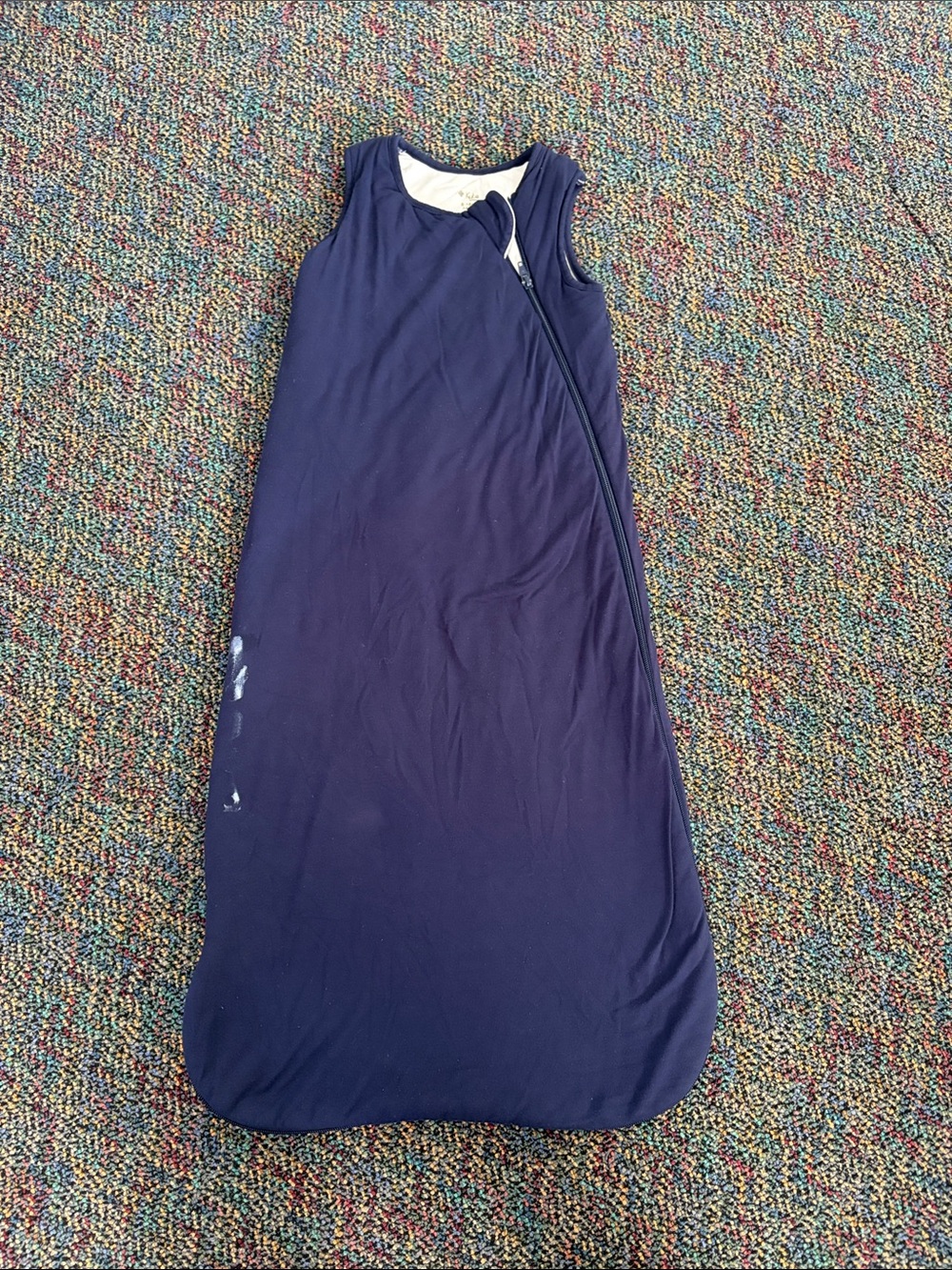 Kyte BABY Navy Sleeveless Zip Sleep Sack 6 to 18 months 2.5 tog